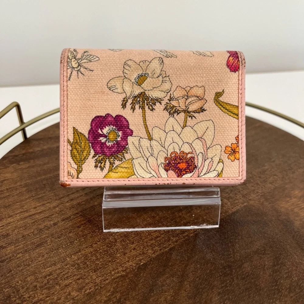 GUCCI Limited Edition Marmont Flora Pink Wallet - Picture 2 of 9